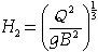 H2=(Q^2/(gB^2))^(1/3)